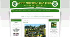 Desktop Screenshot of johnmitchelsgaa.com